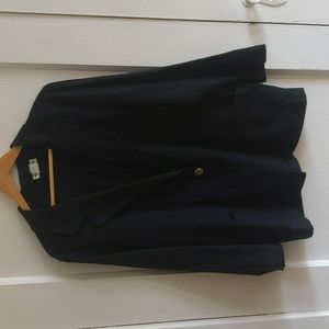 Vintage academic plaid blazer oversized